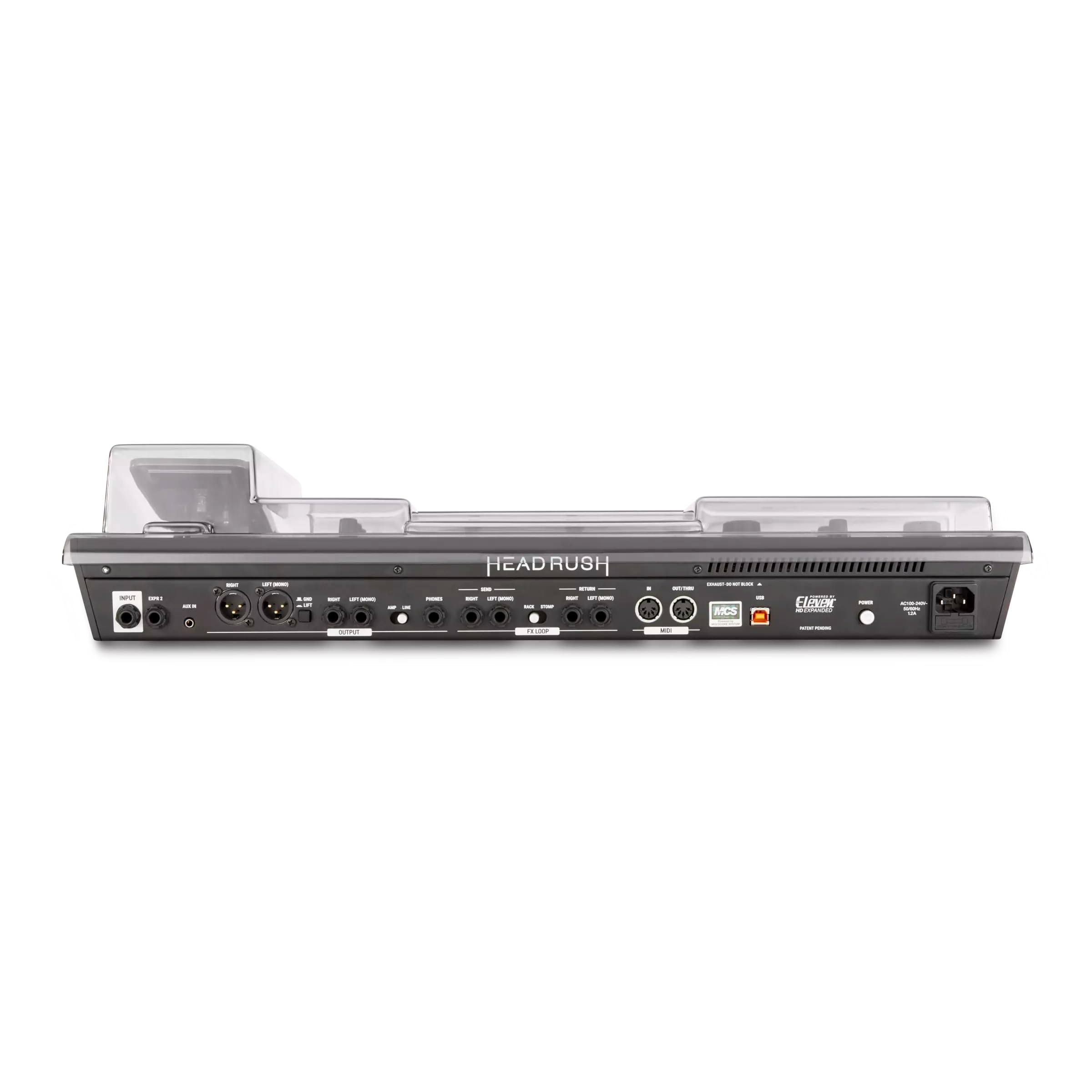decksaver-schutzcover-f-r-headrush-pedalboard-rauchfarbenes-polycarbonat image 6