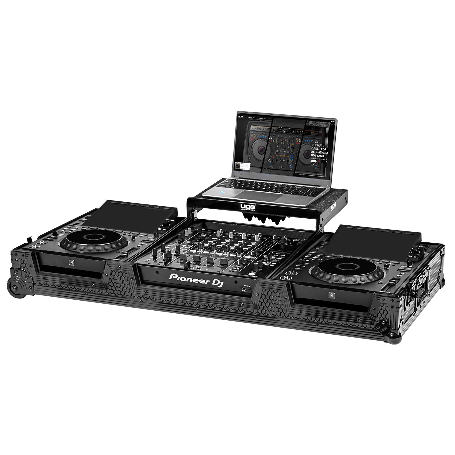 udg-ultimate-flight-case-set-alphatheta-cdj-3000x-pioneer-dj-djm-a9-black-plus-l image 4