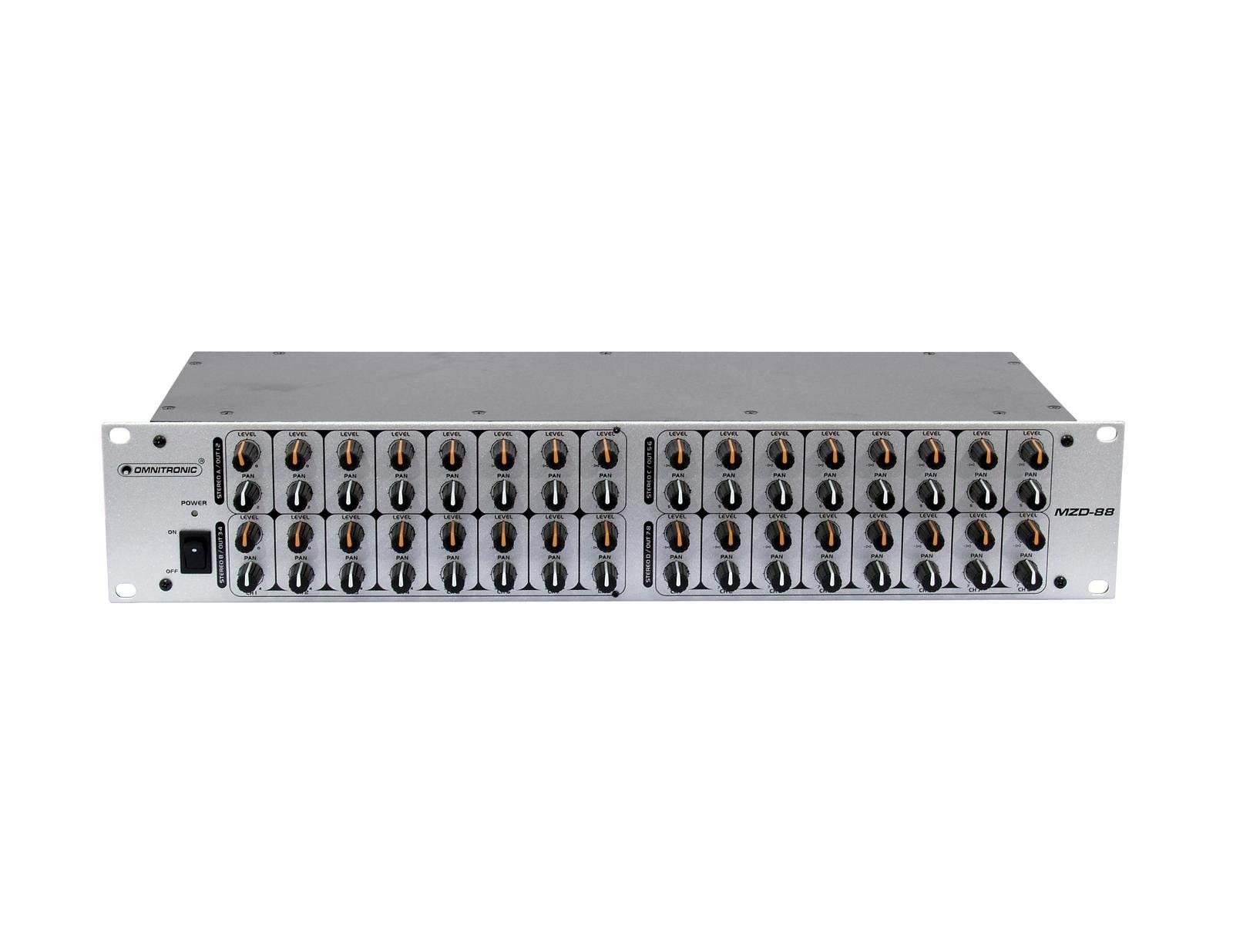 omnitronic-mzd-88-matrix-zonen-verteiler-8-kanal-mischer-8x8 image 6