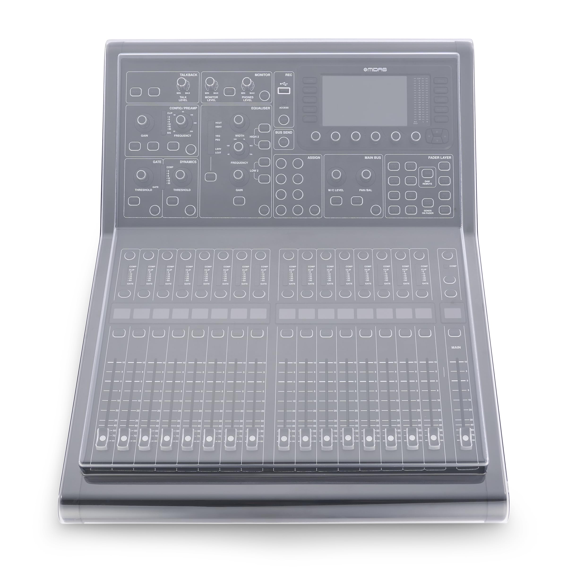 decksaver-ds-pc-m32r-schutzabdeckung-f-r-midas-m32r-m32r-live image 2