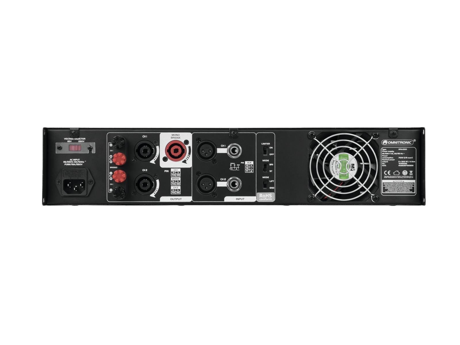 omnitronic-xpa-1000-stereo-pa-endstufe-2x-500w-4-ohm image 3
