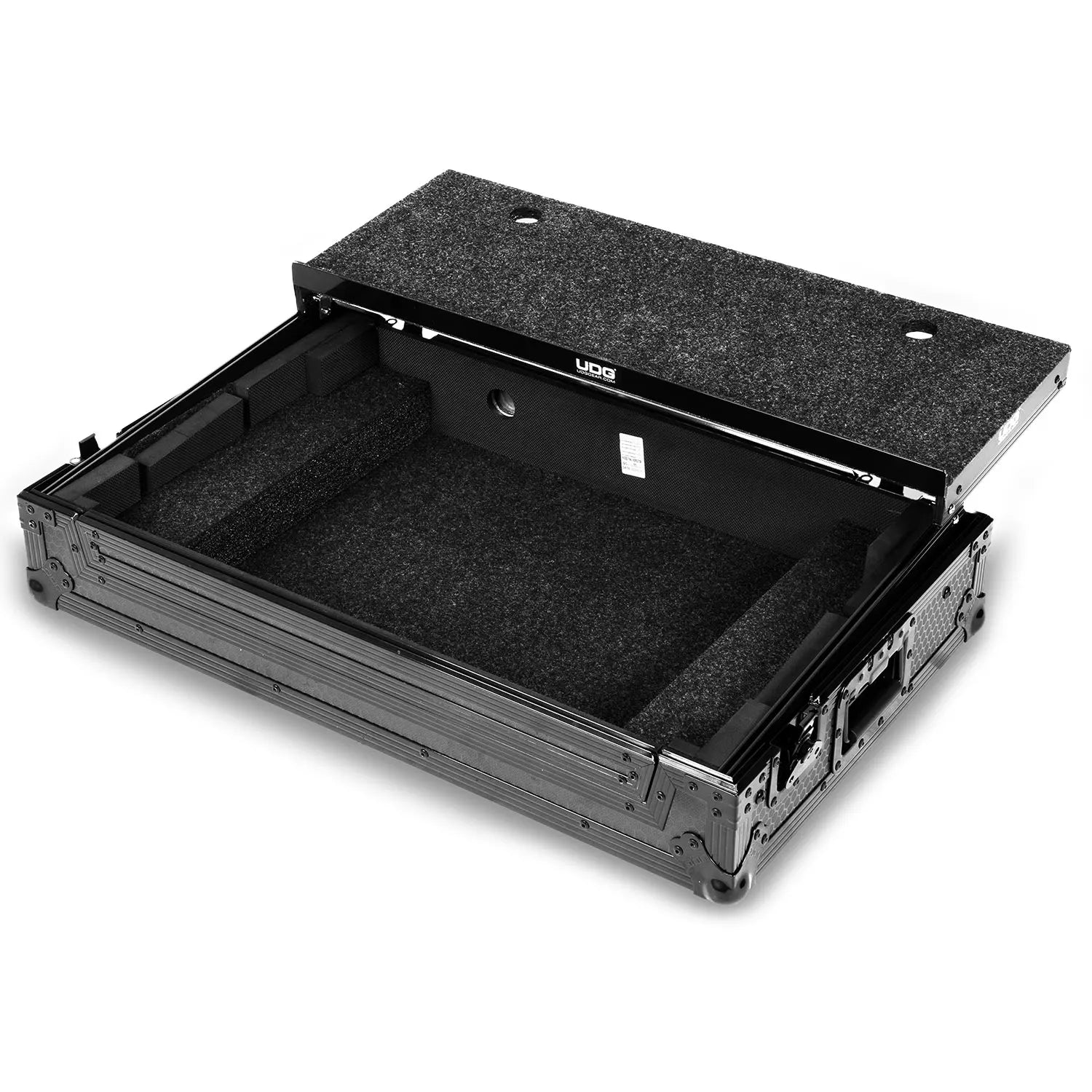 udg-ultimate-flight-case-pioneer-dj-ddj-rev5-black-plus-mit-laptop-shelf image 8