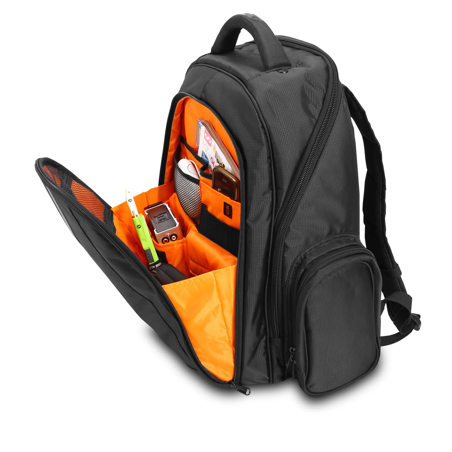 udg-ultimate-backpack-black-orange-inside-dj-rucksack-f-r-17-laptop-controller image 3