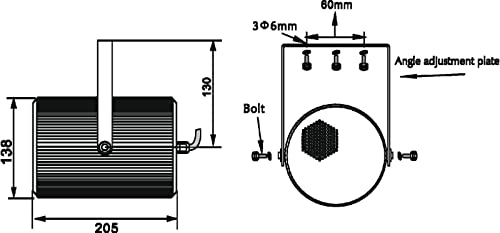 omnitronic-ps-15-projektorlautsprecher-10w-100v-ip44-wetterfest-mit-halterung image 8