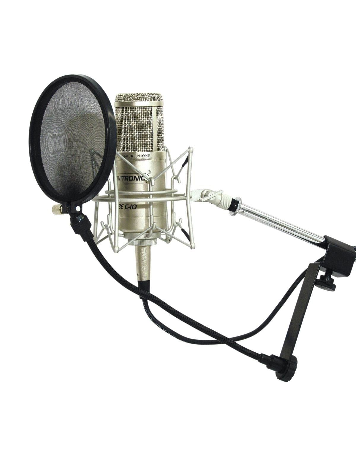 omnitronic-mikrofon-popfilter-schwarz-155mm-mit-schwanenhals-33cm image 3