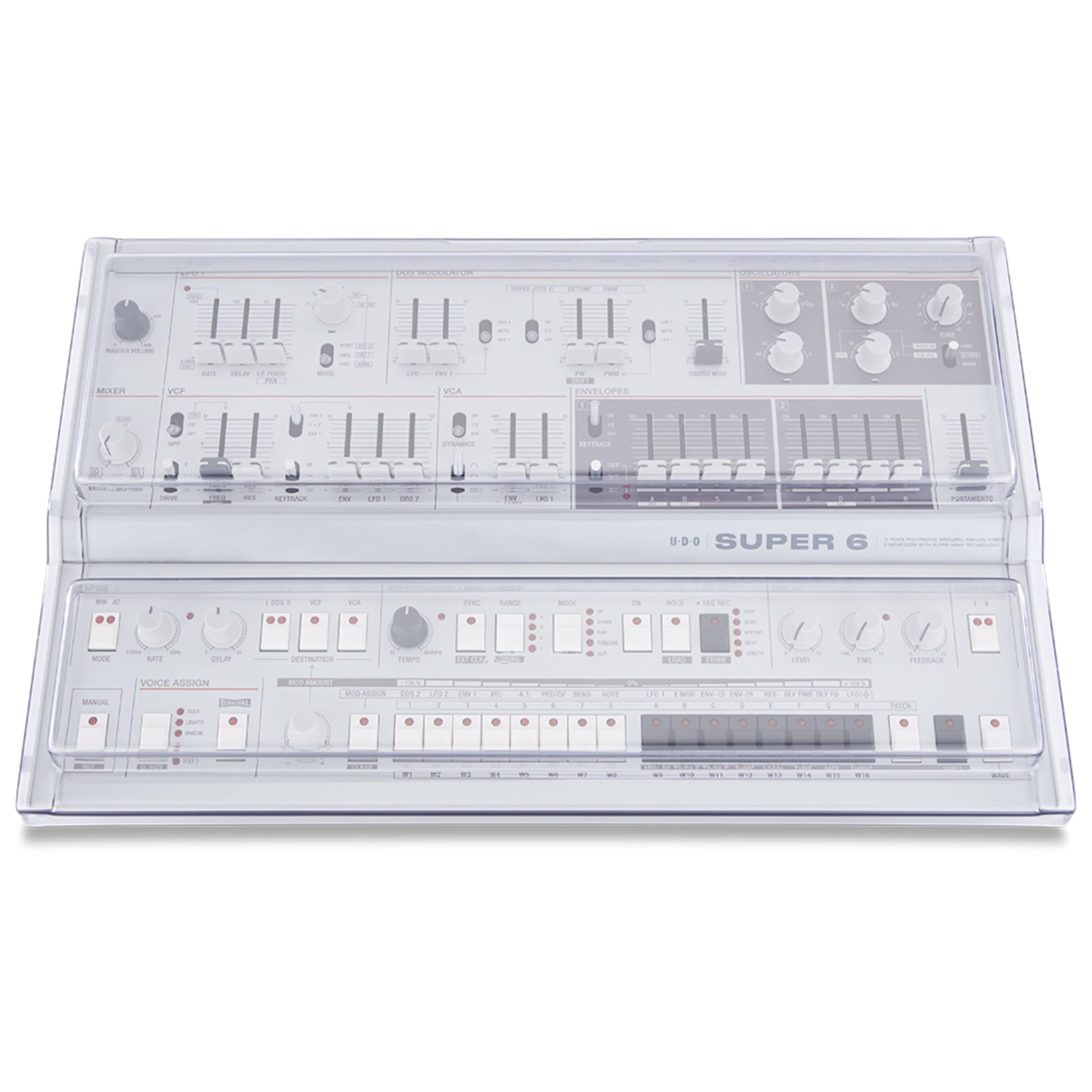 decksaver-udo-super-6-desktop-synthesizer-cover image 2