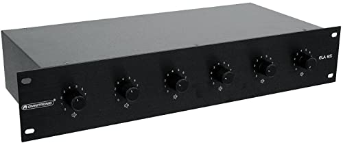 omnitronic-ela-6s-zonen-ls-regler-20w-sw-6-fach-stereo-rackregler-4-ohm image 5