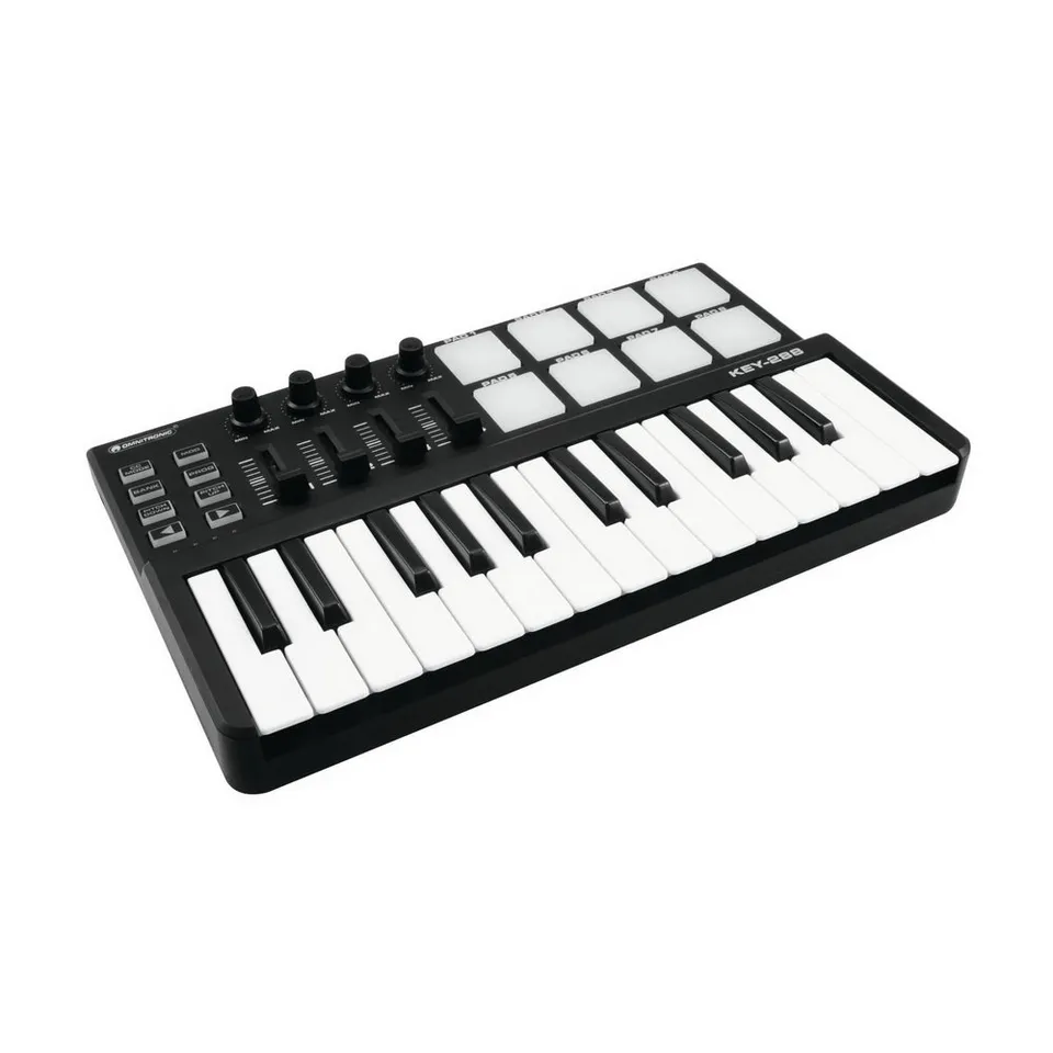 omnitronic-key-288-usb-midi-controller-25-tasten-8-pads image 1