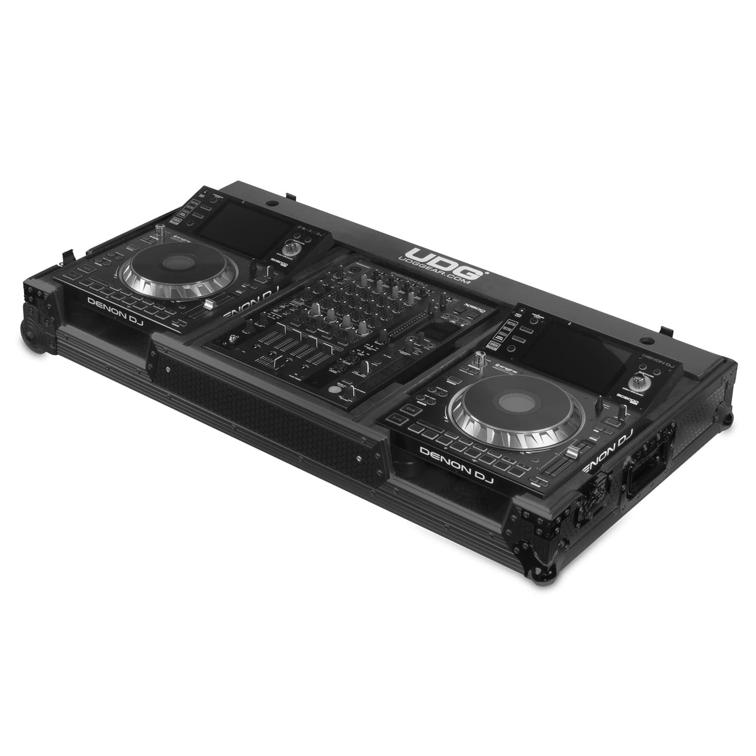 udg-ultimate-flight-case-set-denon-dj-sc5000-x1800-black-plus-wheels-dj-set-flig image 8