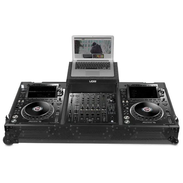 udg-ultimate-flight-case-set-f-r-pioneer-dj-cdj-3000-djm-a9-black-plus-mit-lapto image 1