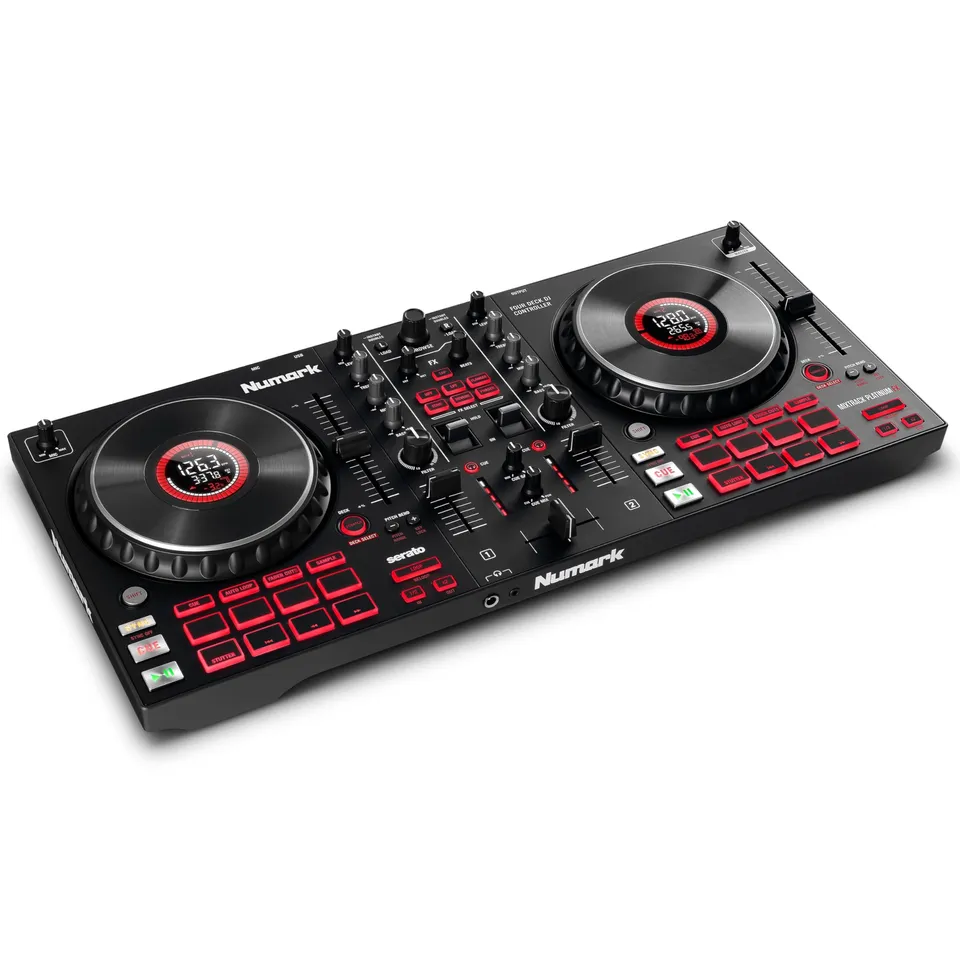 numark-mixtrack-platinum-fx-4-deck-dj-controller-mit-jogwheel-displays image 1