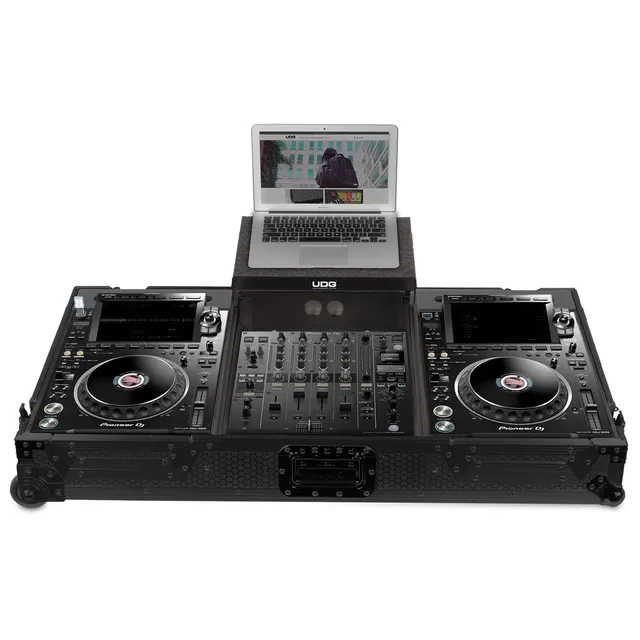 udg-ultimate-flight-case-set-pioneer-dj-cdj-3000-djm-900nxs2-black-plus-laptop-s image 1