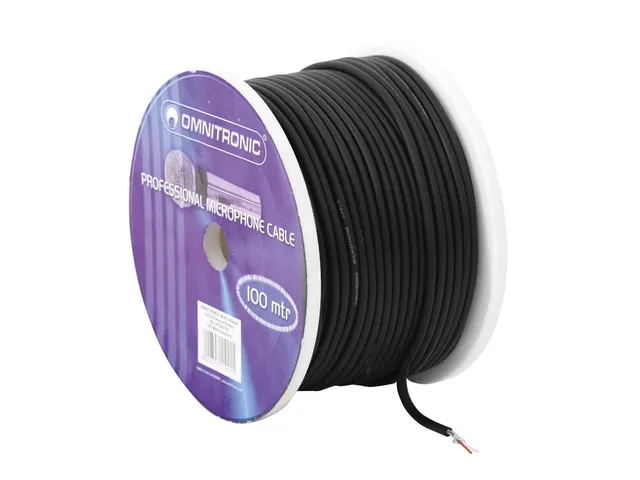 omnitronic-mikrofonkabel-2x0-22-mm-100m-schwarz image 1