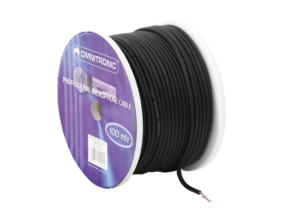 omnitronic-mikrofonkabel-2x0-22-mm-100m-schwarz image 1
