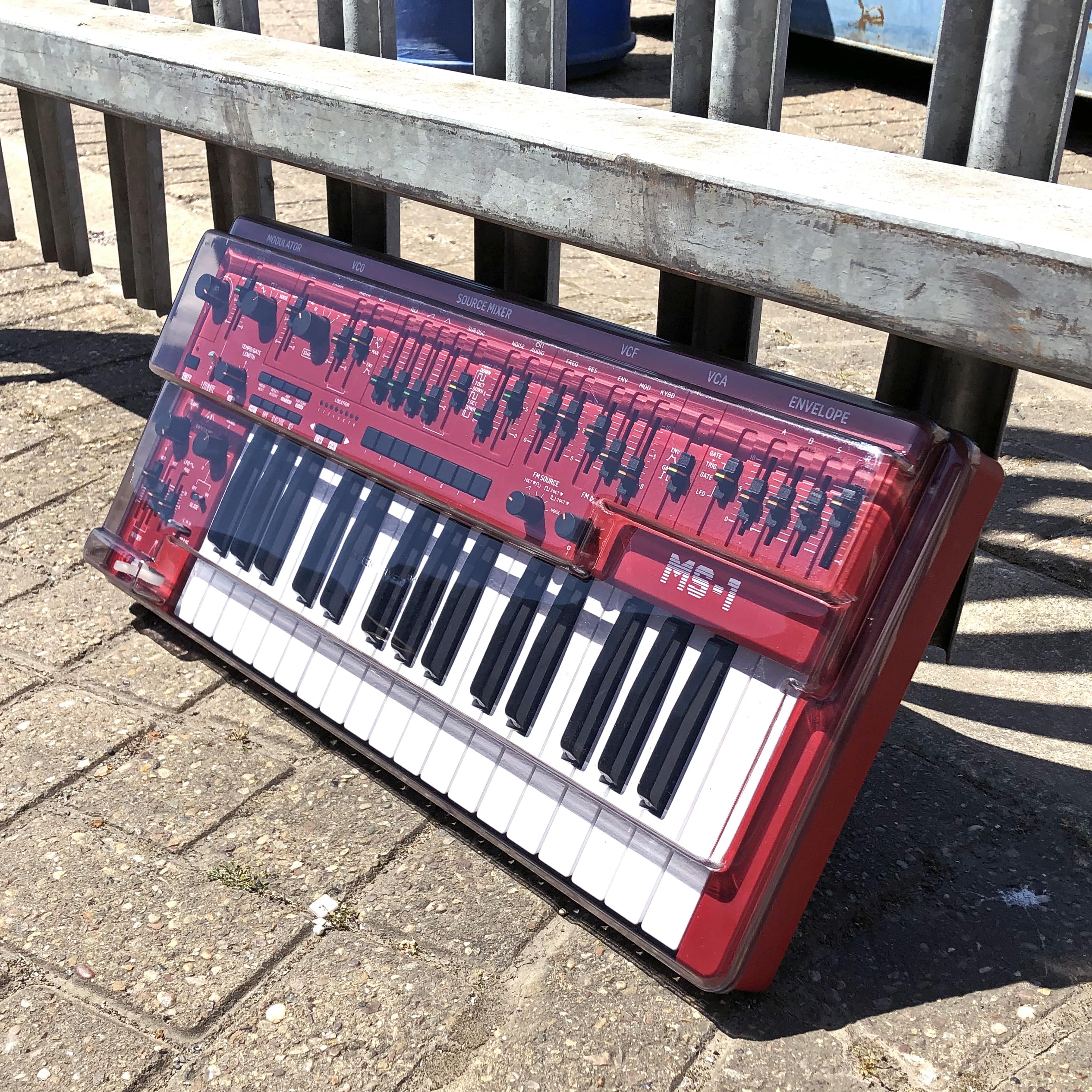 decksaver-cover-f-r-behringer-ms-1-keyboard-schutzabdeckung-transparent image 2
