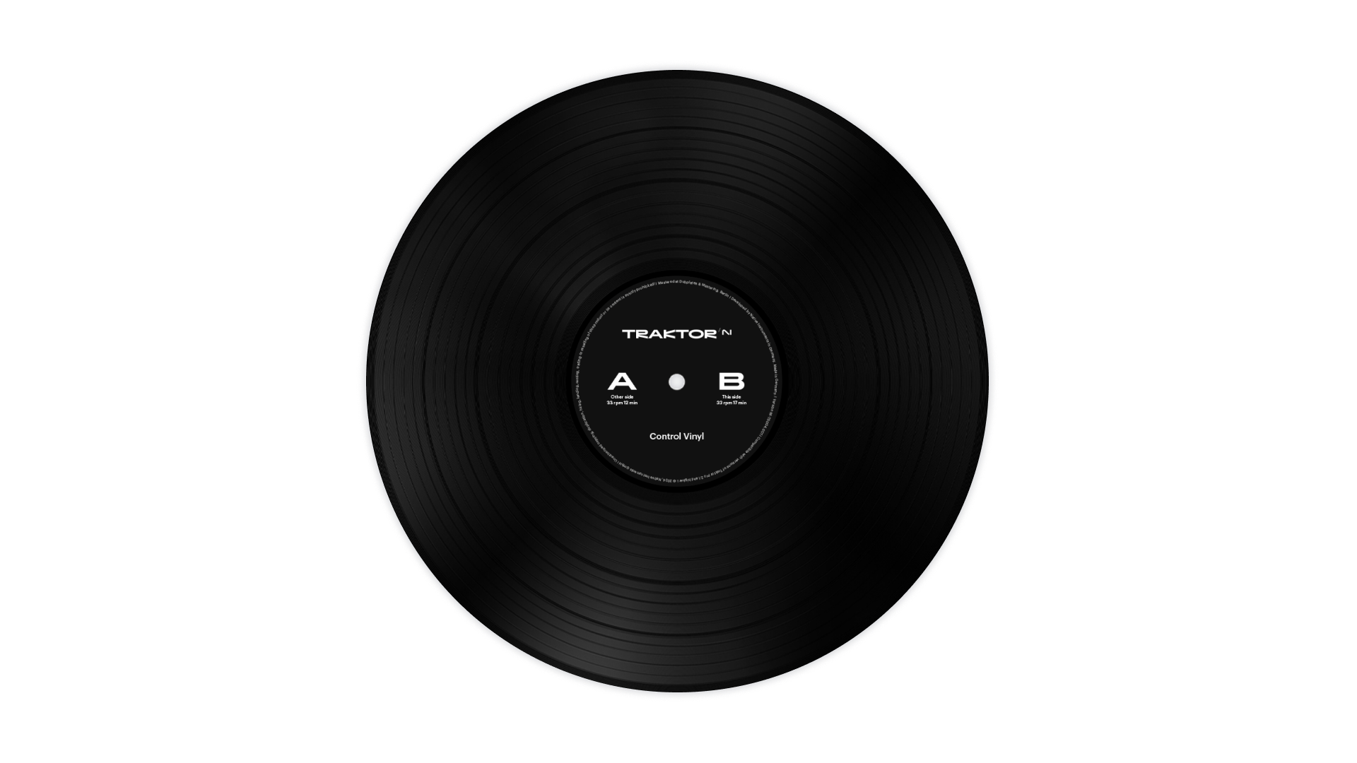 native-instruments-traktor-control-vinyl-black-dj-control-vinyl image 2