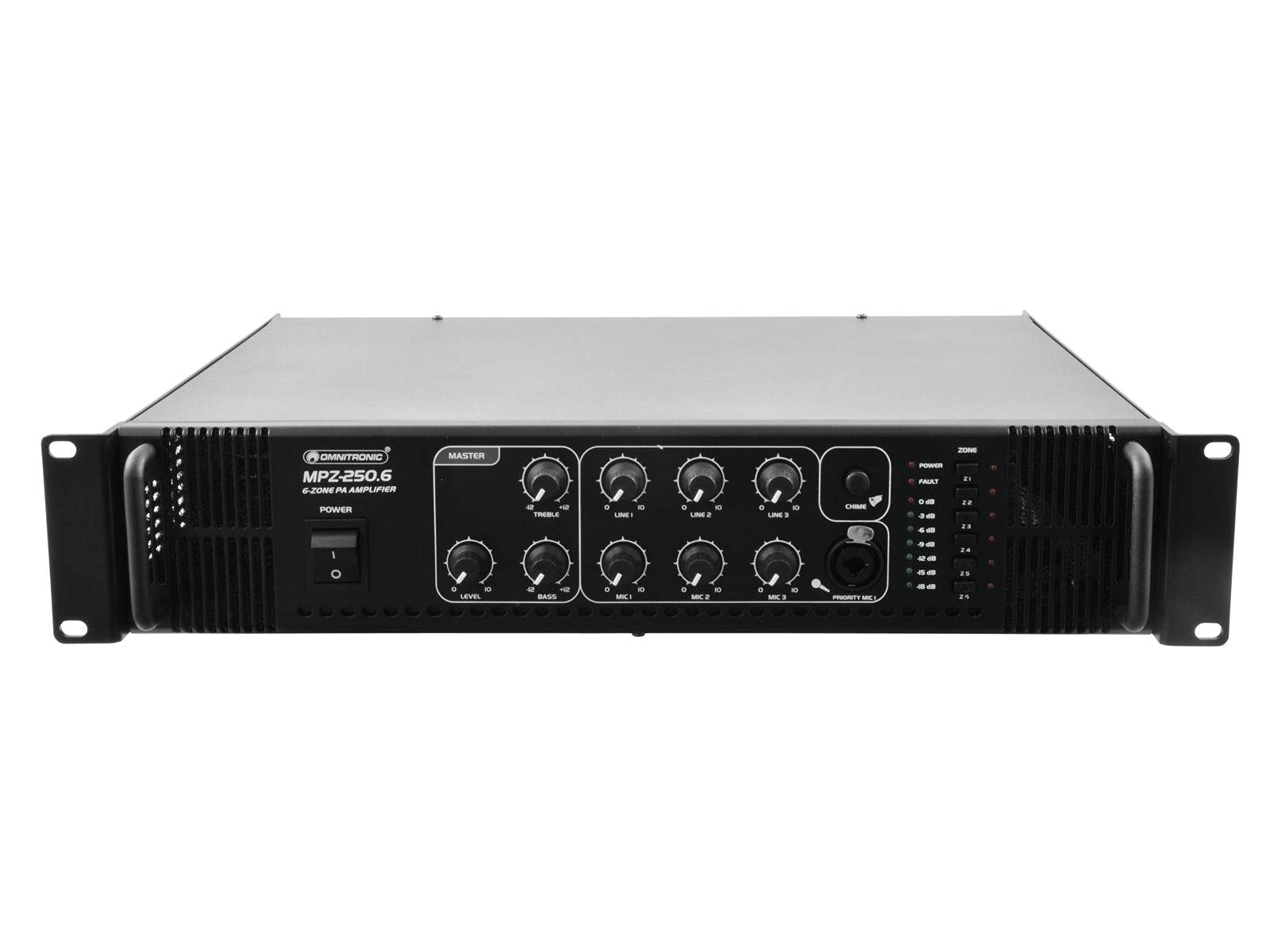 omnitronic-mpz-250-6-6-zonen-ela-mischverst-rker-250-w image 1