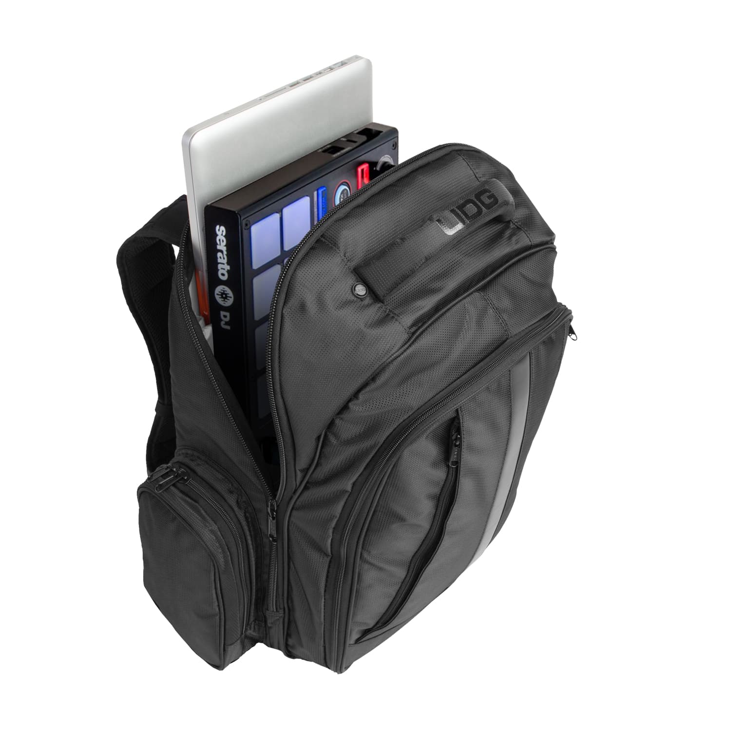 udg-ultimate-backpack-black-orange-inside-dj-rucksack-f-r-17-laptop-controller image 7