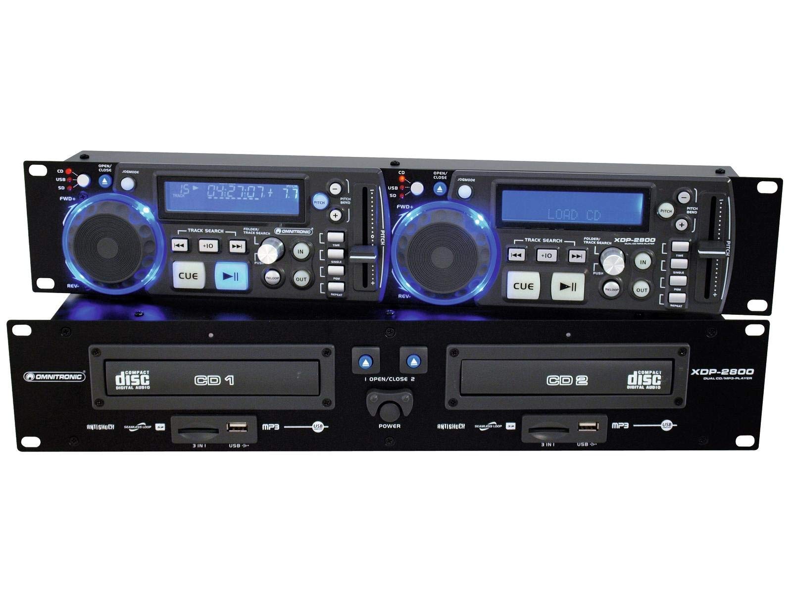 omnitronic-xdp-2800-dual-cd-mp3-player-mit-usb-und-sd image 2