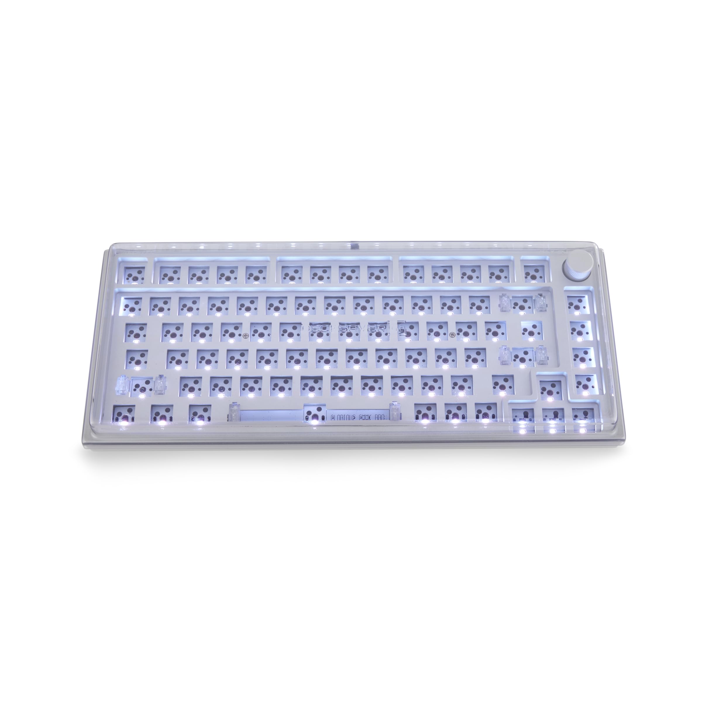 decksaver-glorious-gmmk-pro-75-schutzh-lle-polycarbonat-cover-rauchklar image 3