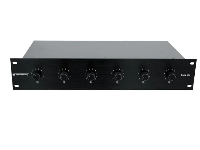 omnitronic-ela-6s-zonen-ls-regler-5w-schwarz-stereo-19-2he image 1