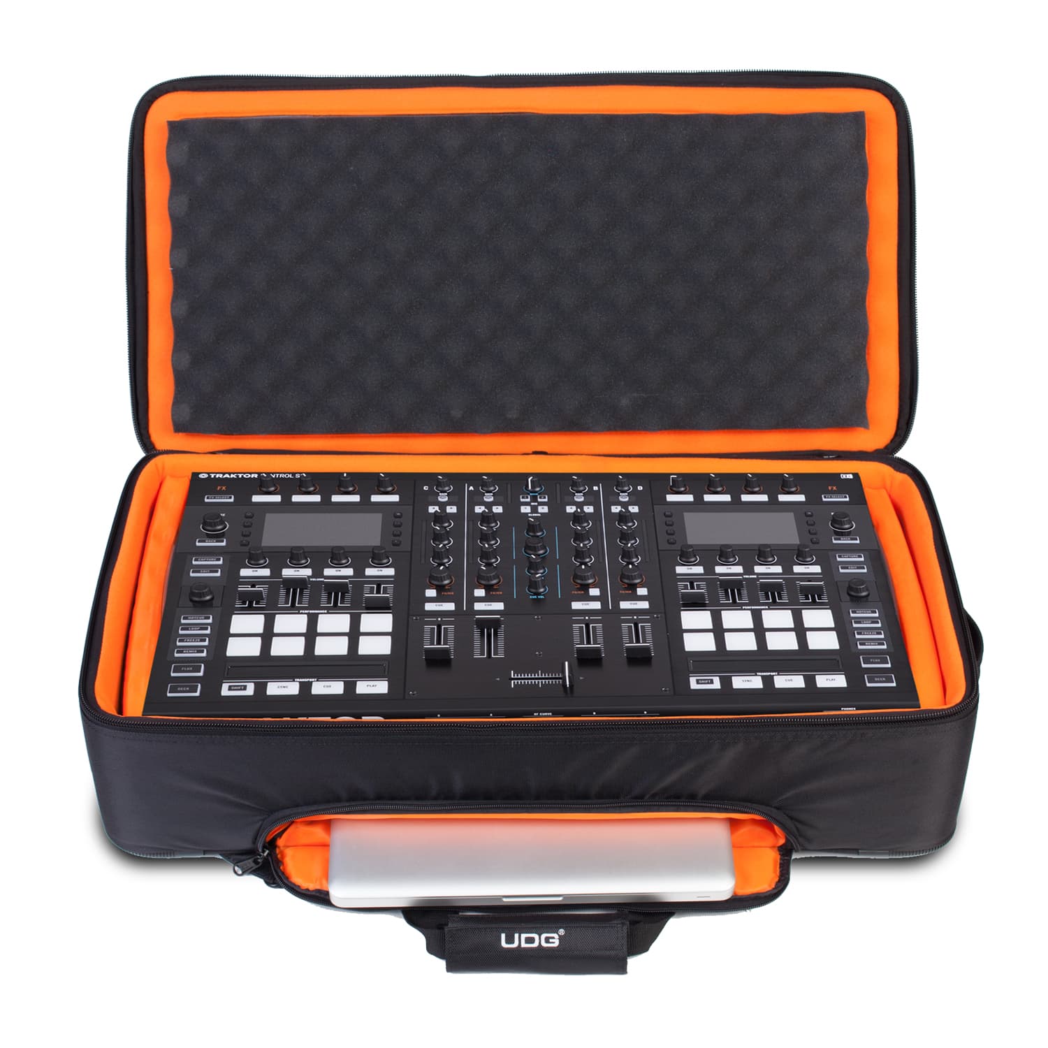udg-ultimate-midi-controller-backpack-large-black-orange-inside-mk2 image 6