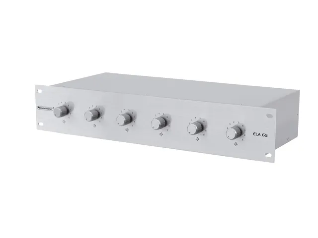 omnitronic-ela-6s-zonen-ls-regler-20w-silber-stereo-19-2he image 1