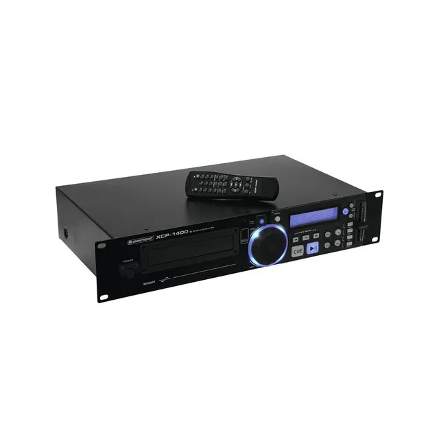omnitronic-xcp-1400-cd-player-f-r-djs-mit-ir-fernbedienung image 1