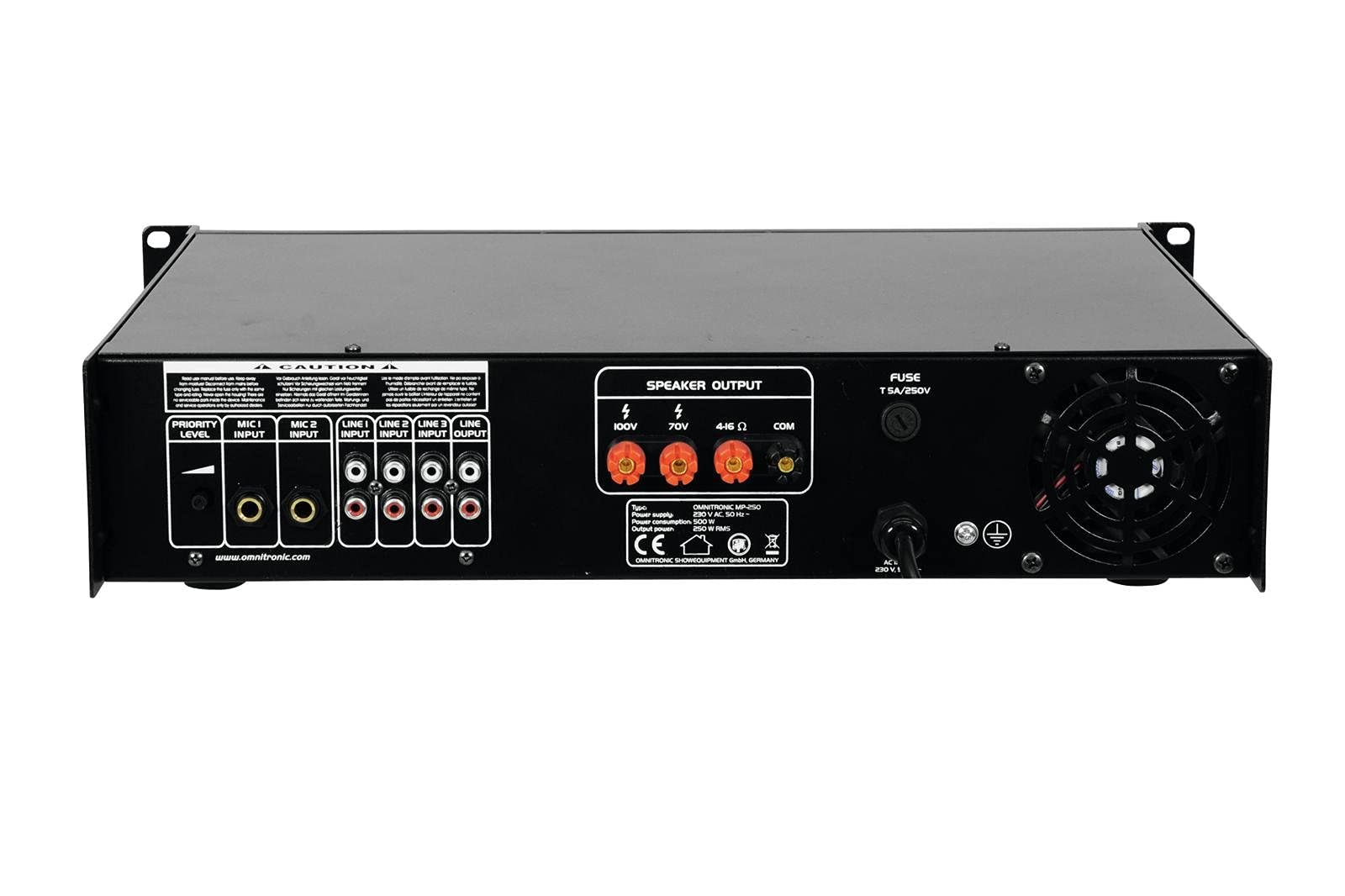 omnitronic-mp-250-ela-mischverst-rker-250-watt-19-mono-verst-rker image 5