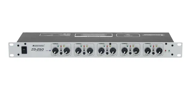 omnitronic-zd-250-zonen-verteiler-2-eing-nge-5-ausg-nge image 1