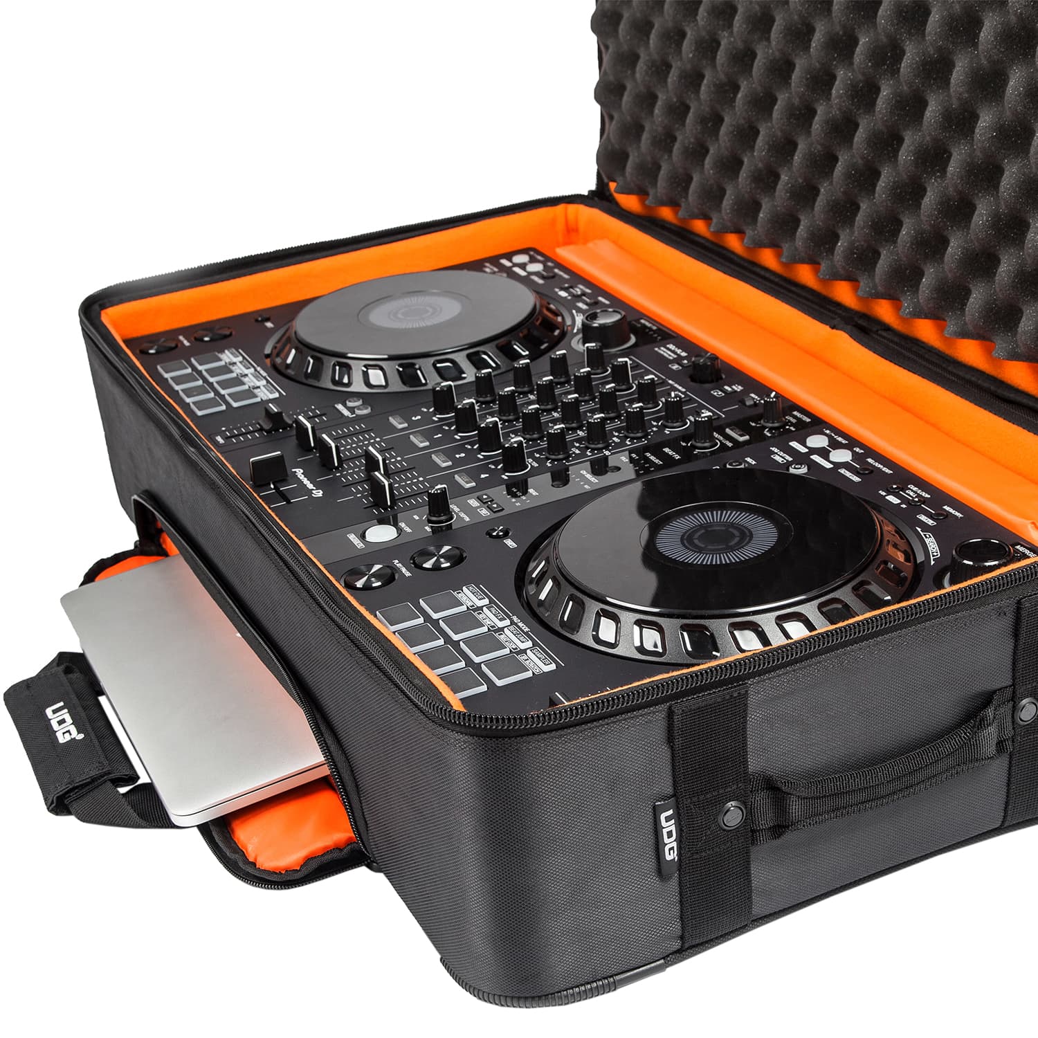 udg-ultimate-midi-controller-backpack-large-black-orange-inside-mk2 image 7