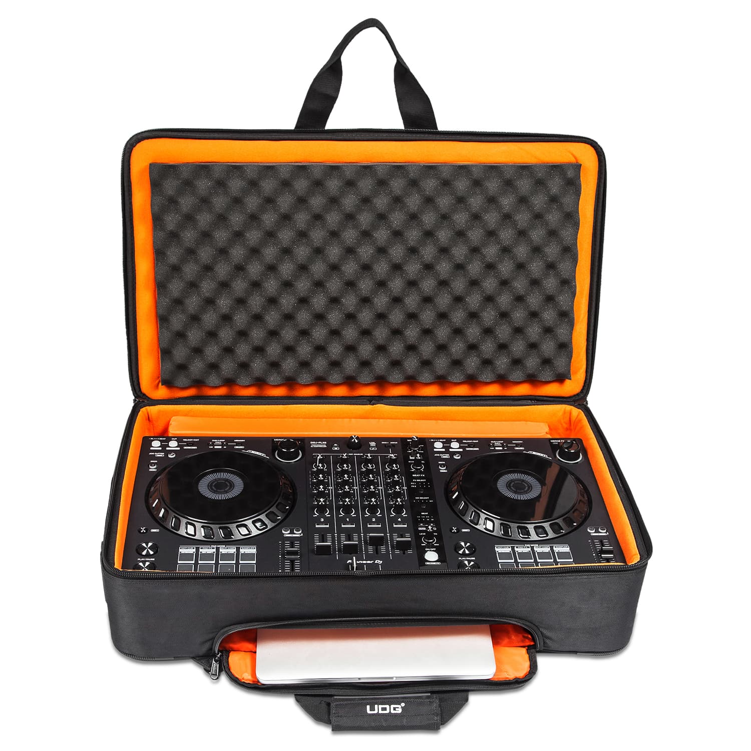 udg-ultimate-midi-controller-backpack-large-black-orange-inside-mk2 image 5