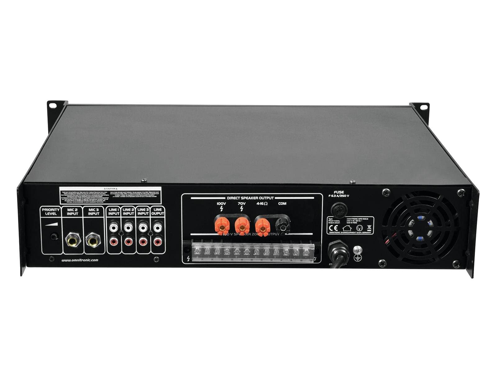 omnitronic-mpz-500-6-mischverst-rker-6-zonen-ela-mono-500w-mp-series image 4