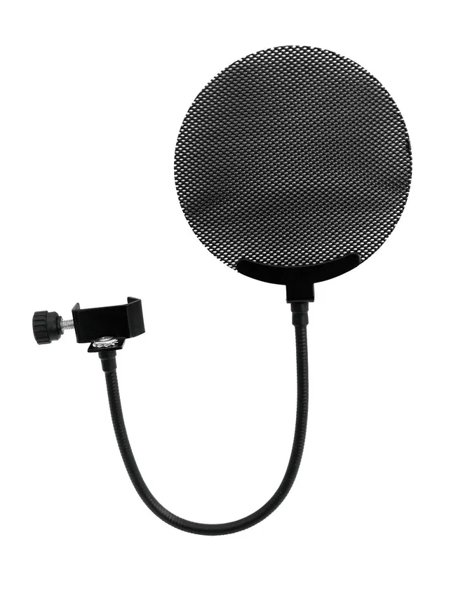 omnitronic-mikrofon-popfilter-metall-schwarz-135-mm image 1