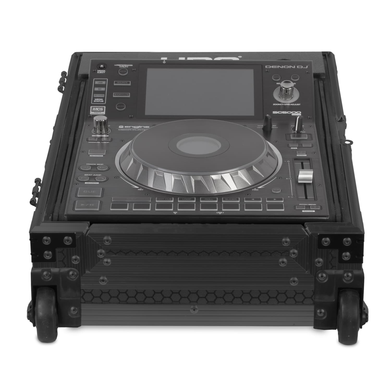 udg-ultimate-flight-case-multi-format-cdj-mixer-ii-plus-black-mit-trolley-rollen image 2