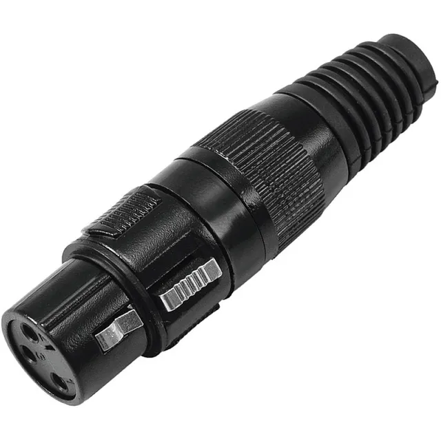 omnitronic-xlr-buchse-3-pol-schwarz-10er-set-f-r-kabelkonfektion image 1