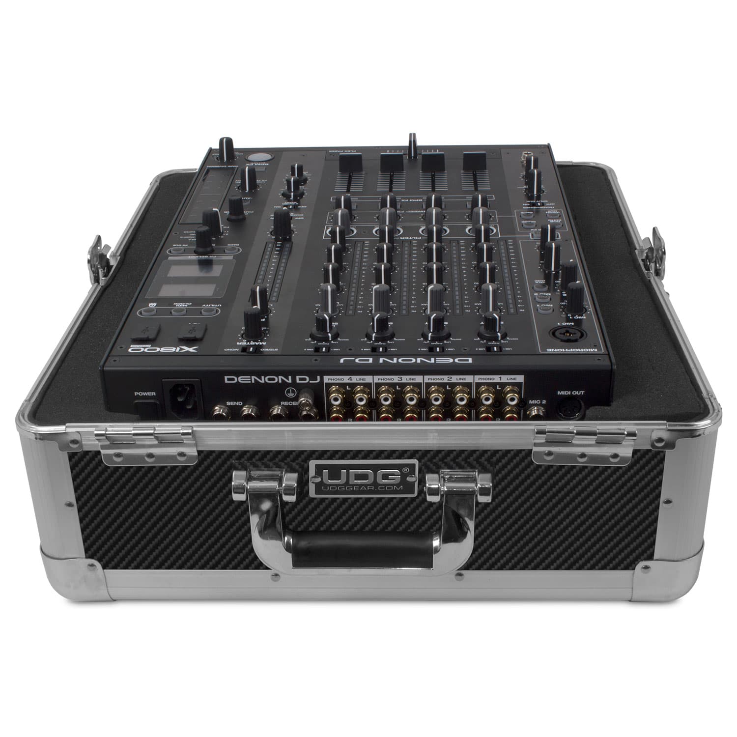 udg-ultimate-pick-foam-carbon-flight-case-multi-format-m-silver image 2