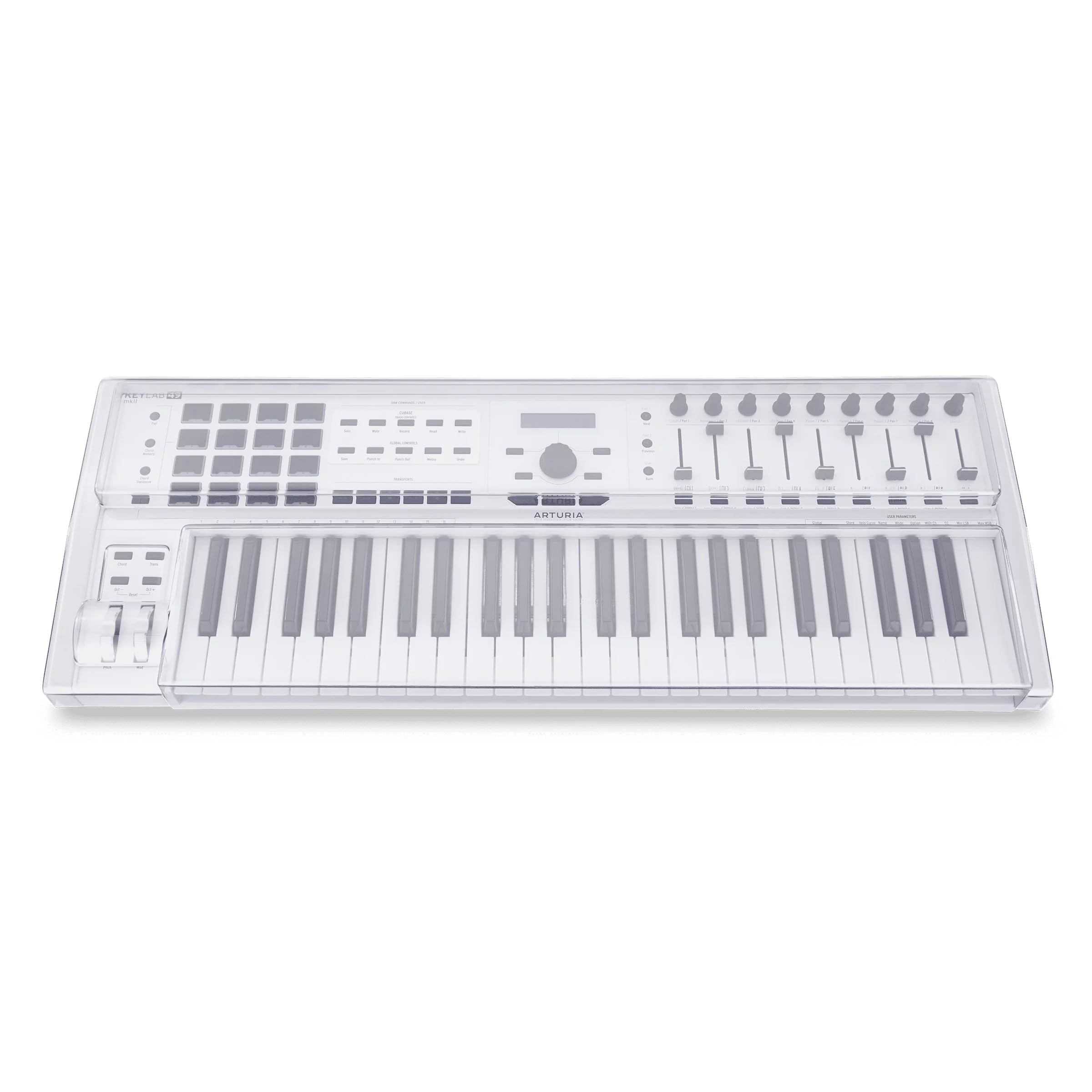 decksaver-ds-pc-keylab49mk2-staubschutz-abdeckung-f-r-arturia-keylab-49-mk2 image 3