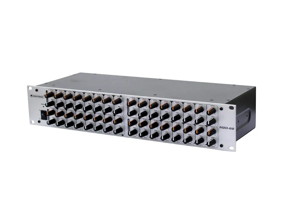 omnitronic-mzd-88-matrix-zonen-verteiler-8-kanal-mischer-8x8 image 1