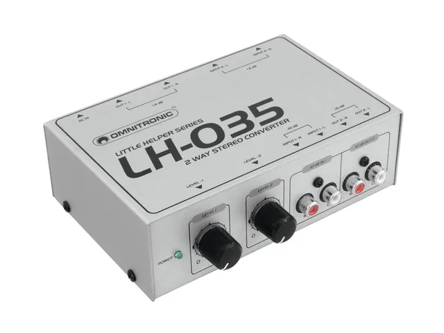 omnitronic-lh-035-2-kanal-line-bertrager-cinch-xlr image 1