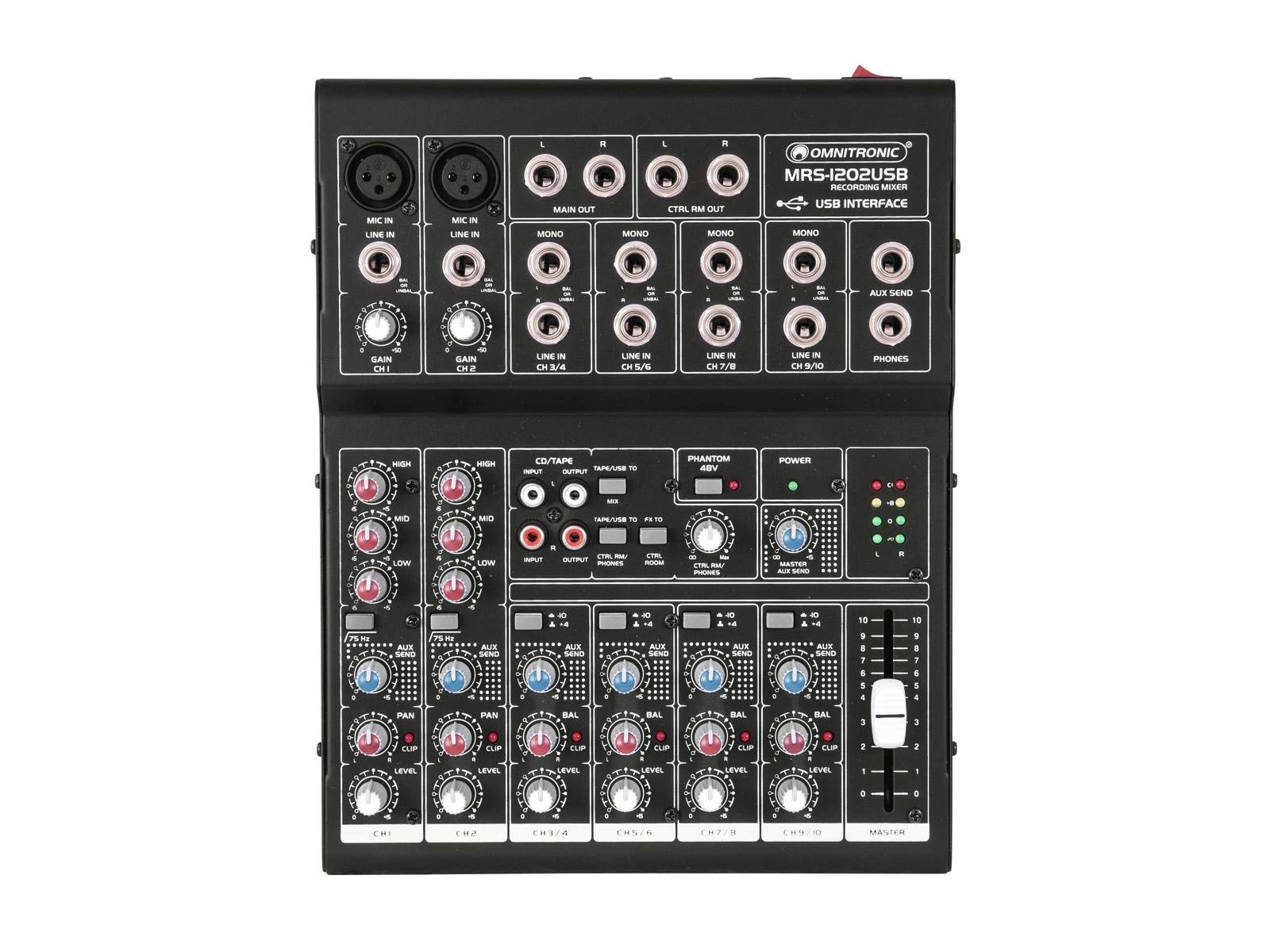 omnitronic-mrs-1202usb-recording-mixer-12-kanal-mischpult-mit-usb-interface image 1