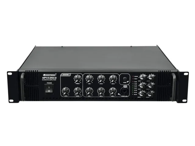 omnitronic-mpvz-250-6-mischverst-rker-6-zonen-ela-mono-250w-regelbar-mp-series image 1