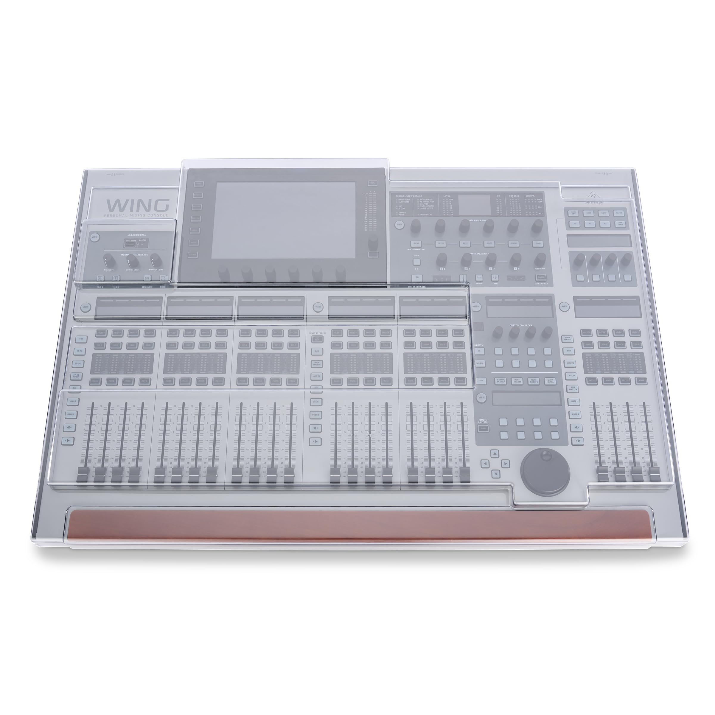 decksaver-cover-f-r-behringer-wing-transparente-mischpult-schutzabdeckung image 2