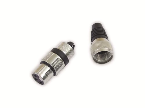 omnitronic-xlr-buchse-3-pol-schwarz-10x-metall-kupplung-set image 4