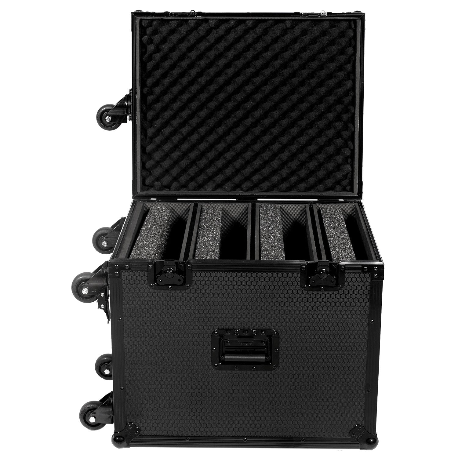 udg-ultimate-flight-case-4x-cdj-mixer-black-plus-mit-trolley-spinner-wheels image 7