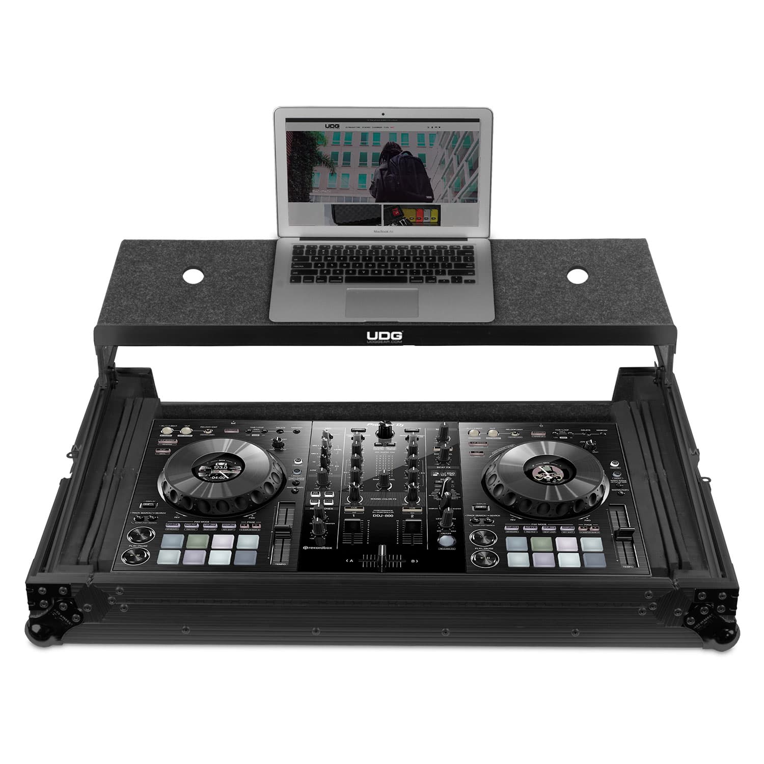udg-ultimate-flight-case-multi-format-xxl-black-mk3-plus-mit-laptop-shelf image 6
