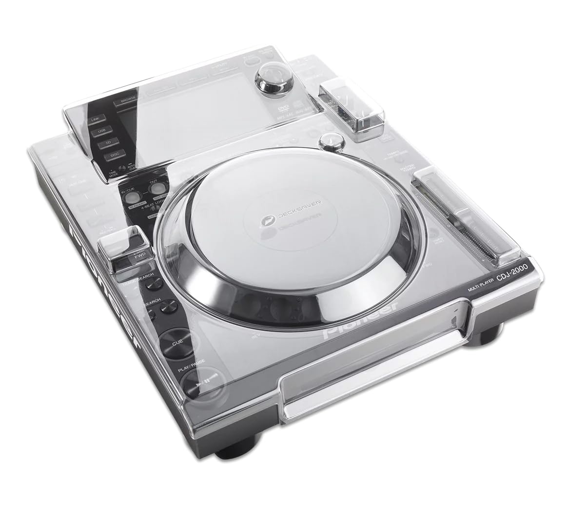 decksaver-pioneer-cdj-2000-cover-inkl-faceplate-polycarbonat-schutz image 1