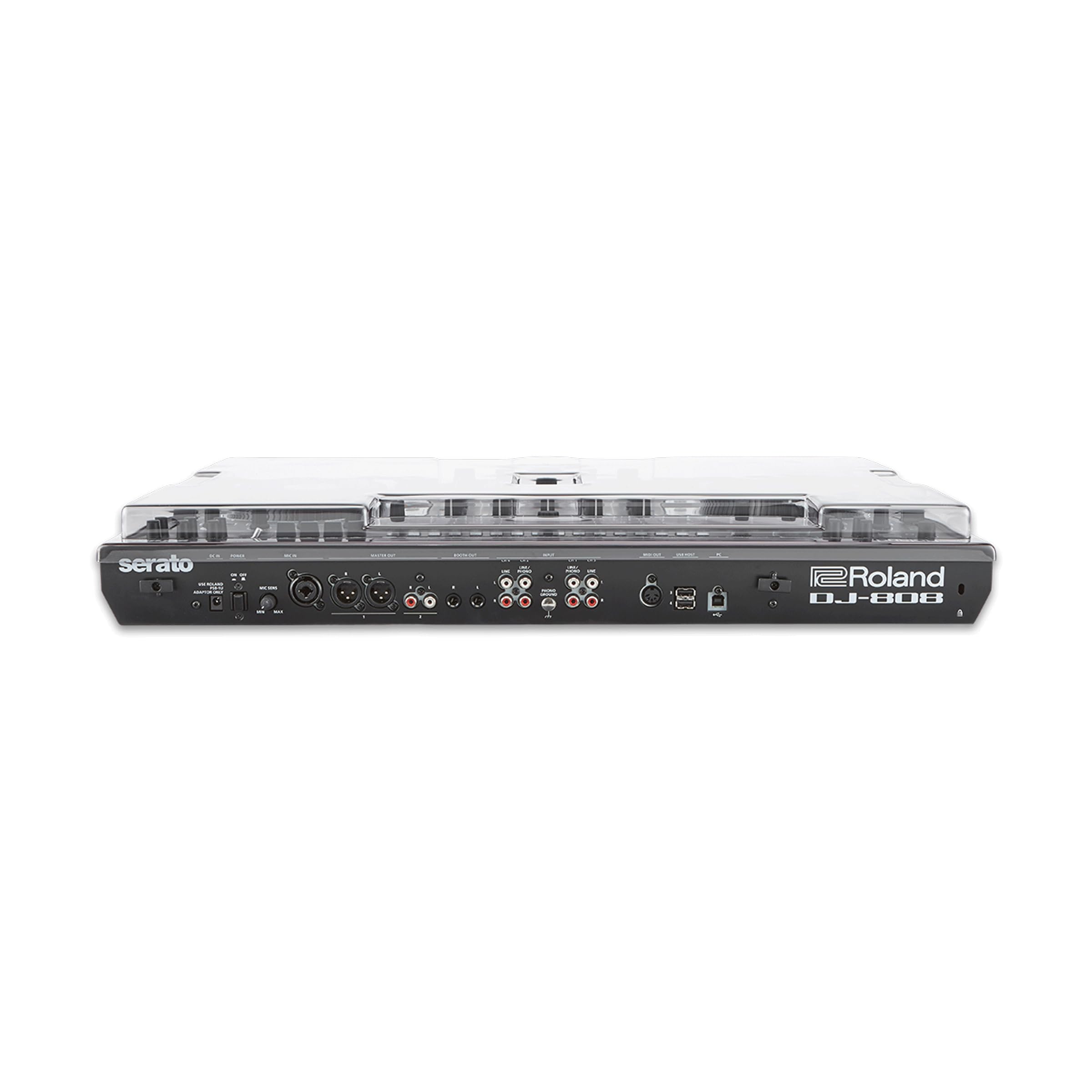 decksaver-ds-pc-dj808-cover-f-r-roland-dj-808-dj-controller-transparent image 3