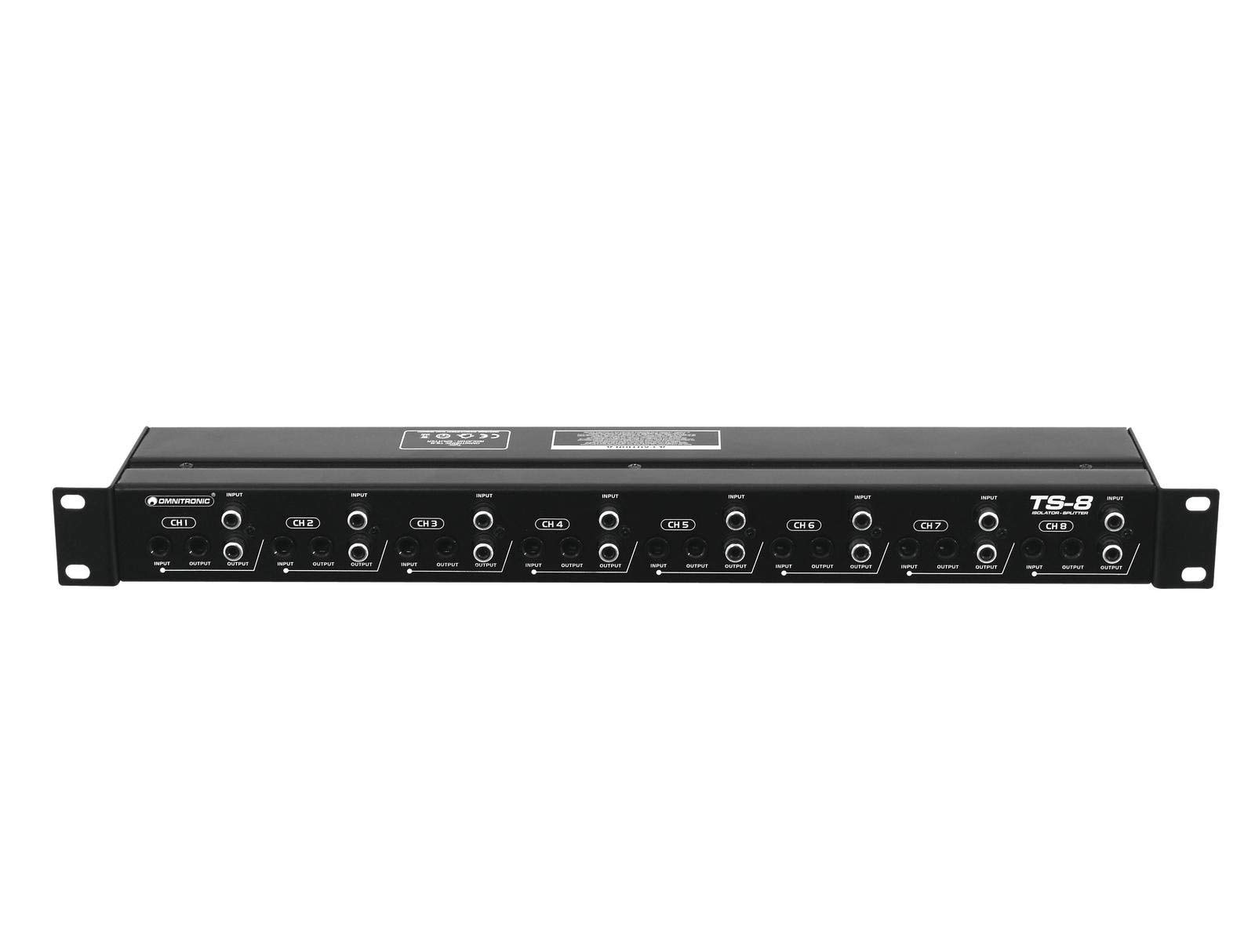 omnitronic-ts-8-8-kanal-line-isolator-splitter image 2