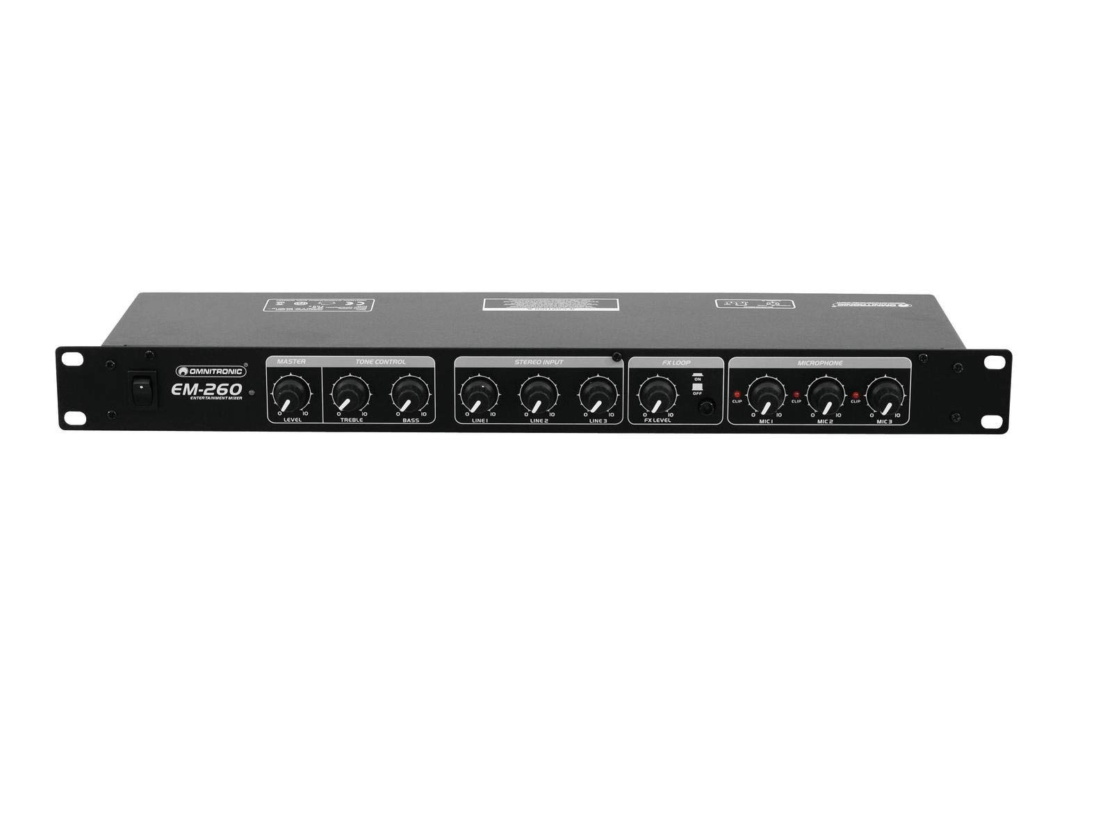 omnitronic-em-260b-entertainment-mixer-6-kanal-mikrofon-line-mischer-schwarz image 1